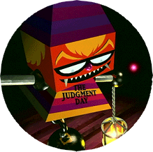 an image of judgement boy from gregory horror show